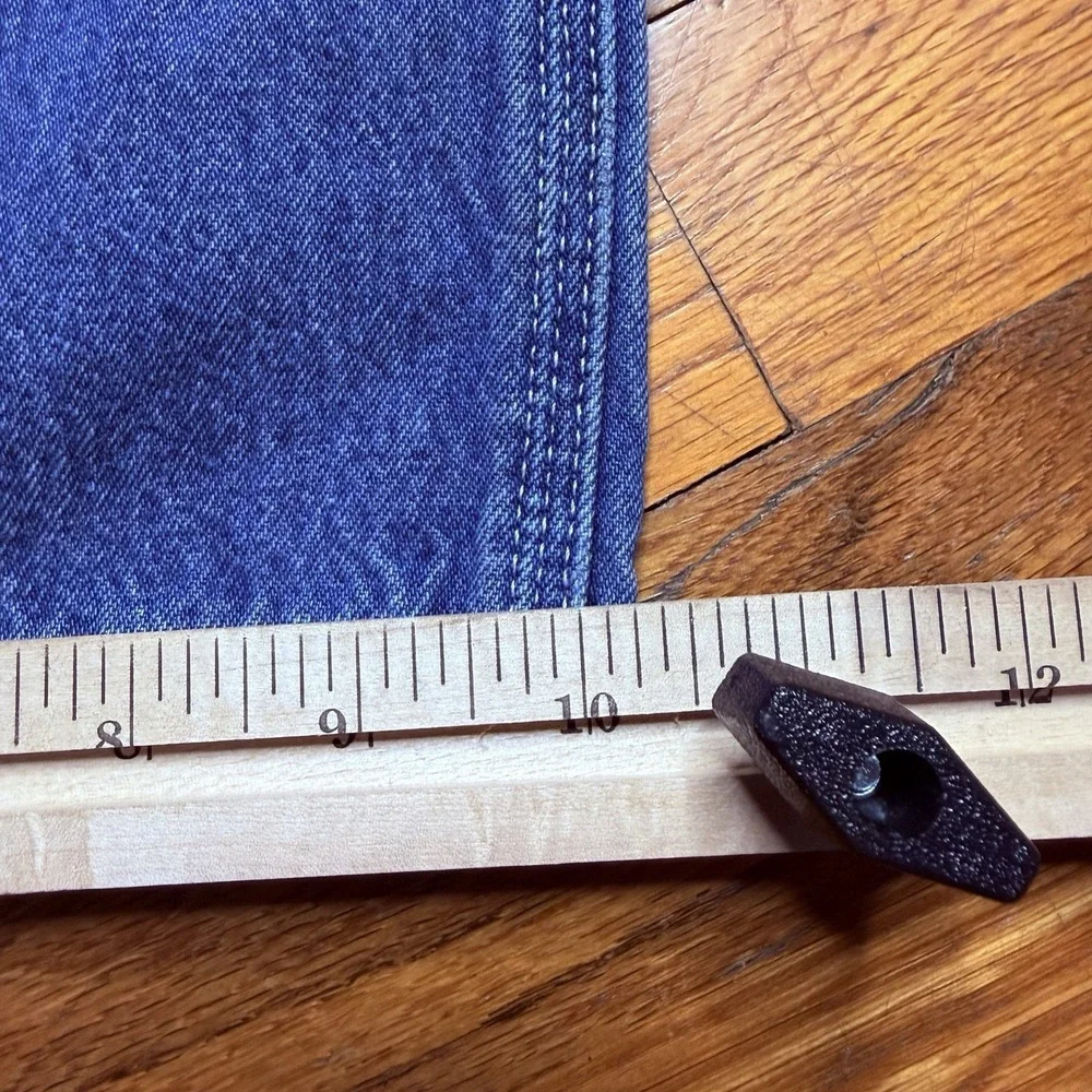 Carhartt Overalls Men's 38x34 Blue Denim Carpenter Bib Workwear Cotton R07 DST